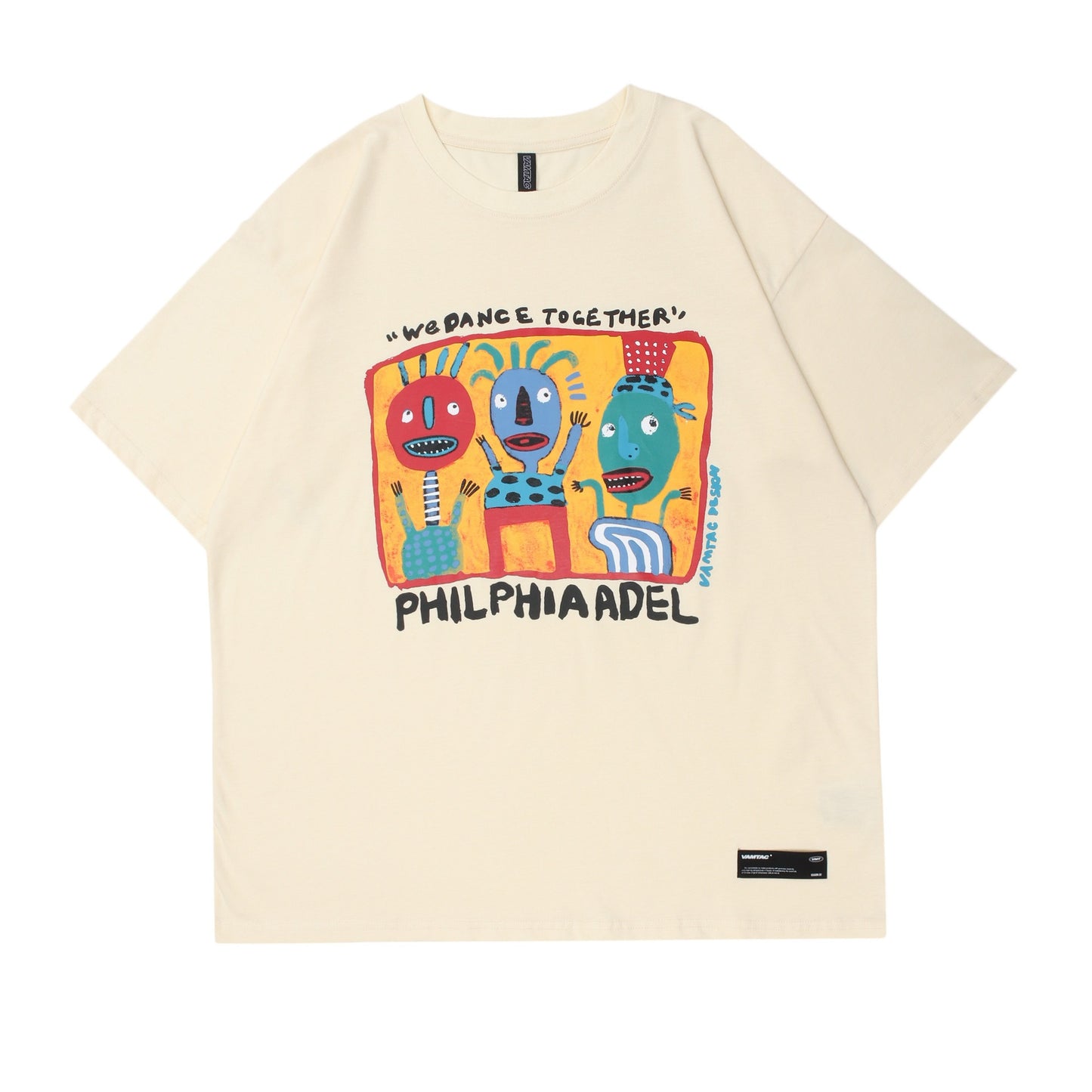 "PATAPON We Dance Together" 250GSM Oversized Men's Tee