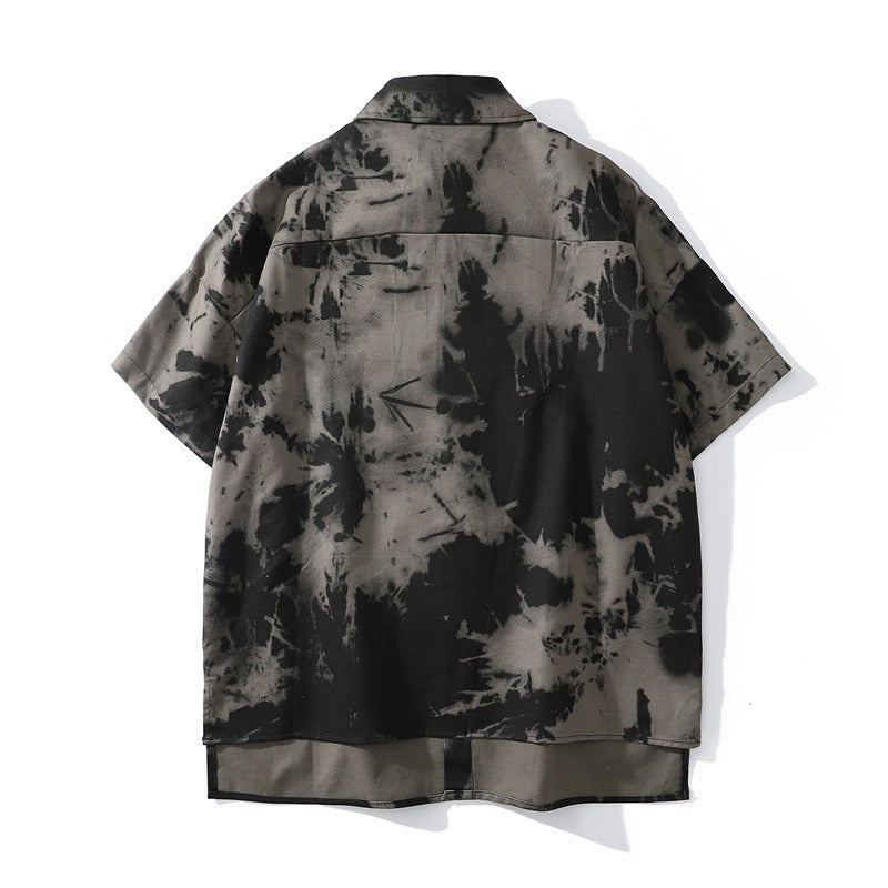 “Nightfall Canvas” Men's Short Sleeve Shirt