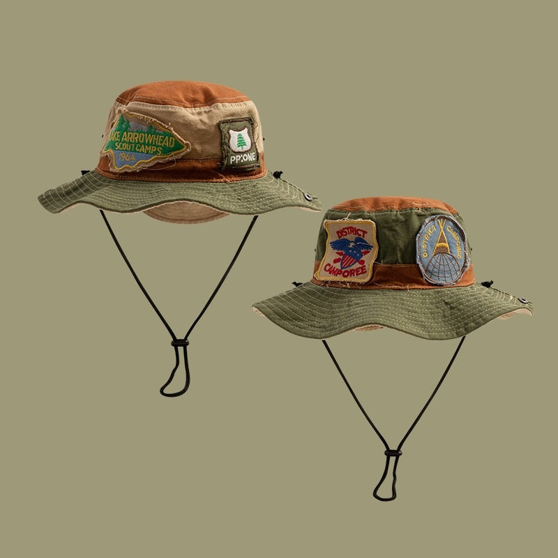 Vintage RetroRim Bucket Hat