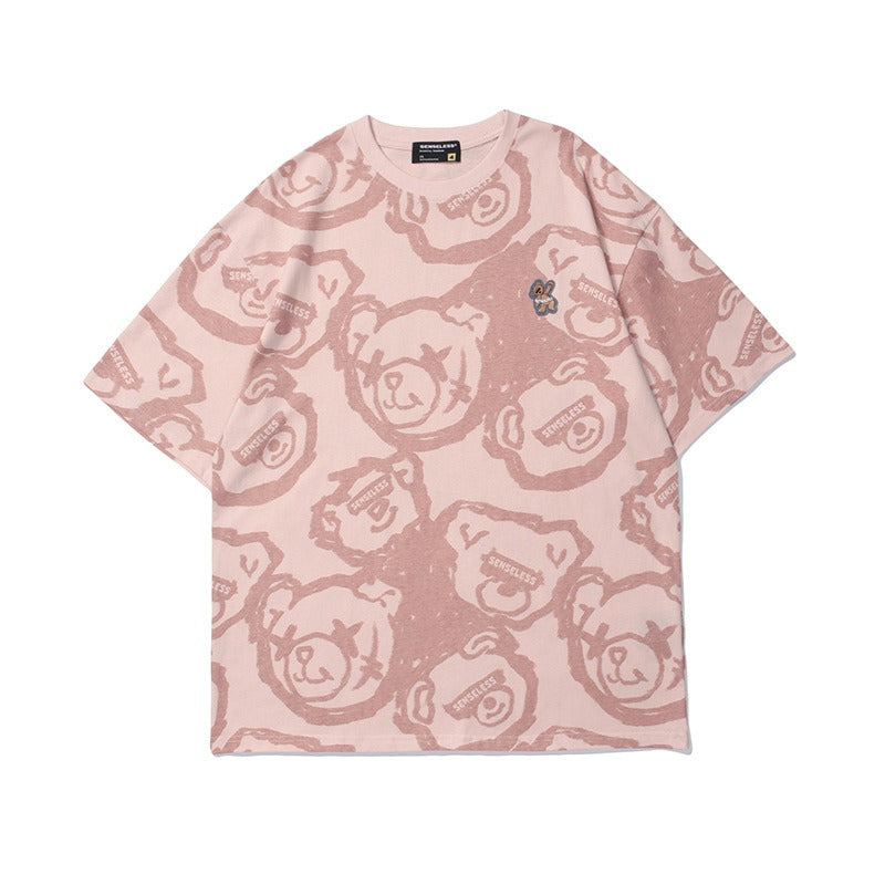 "Senseless Bear's Party" 250GSM Oversize Men's Tee