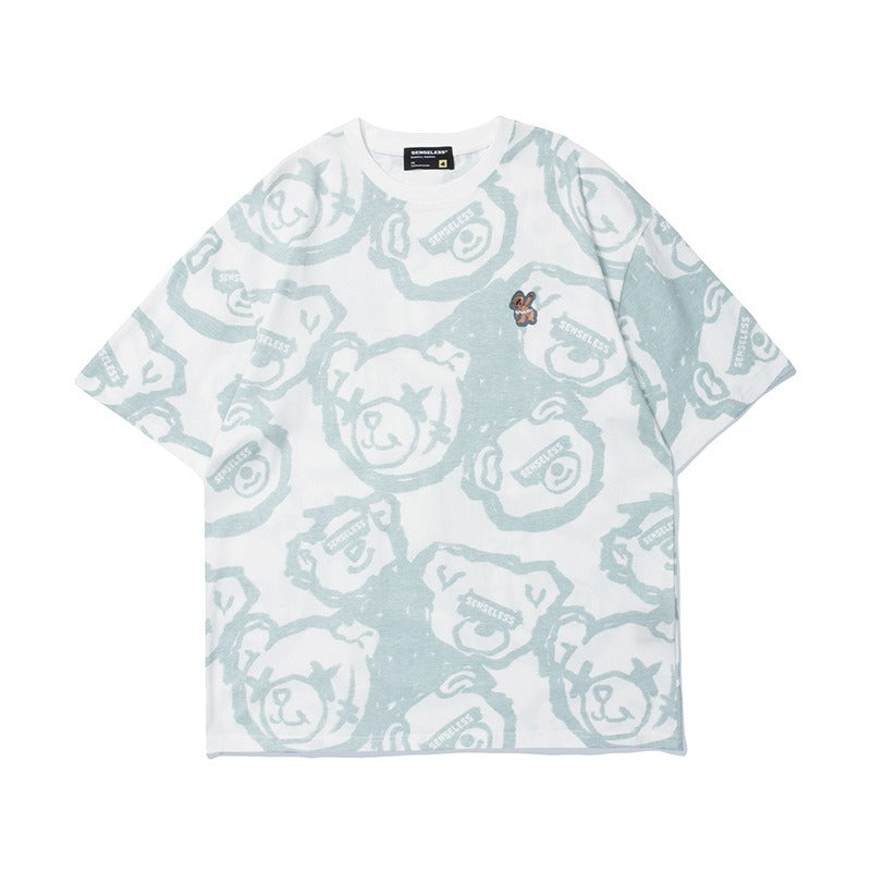 "Senseless Bear's Party" 250GSM Oversize Men's Tee