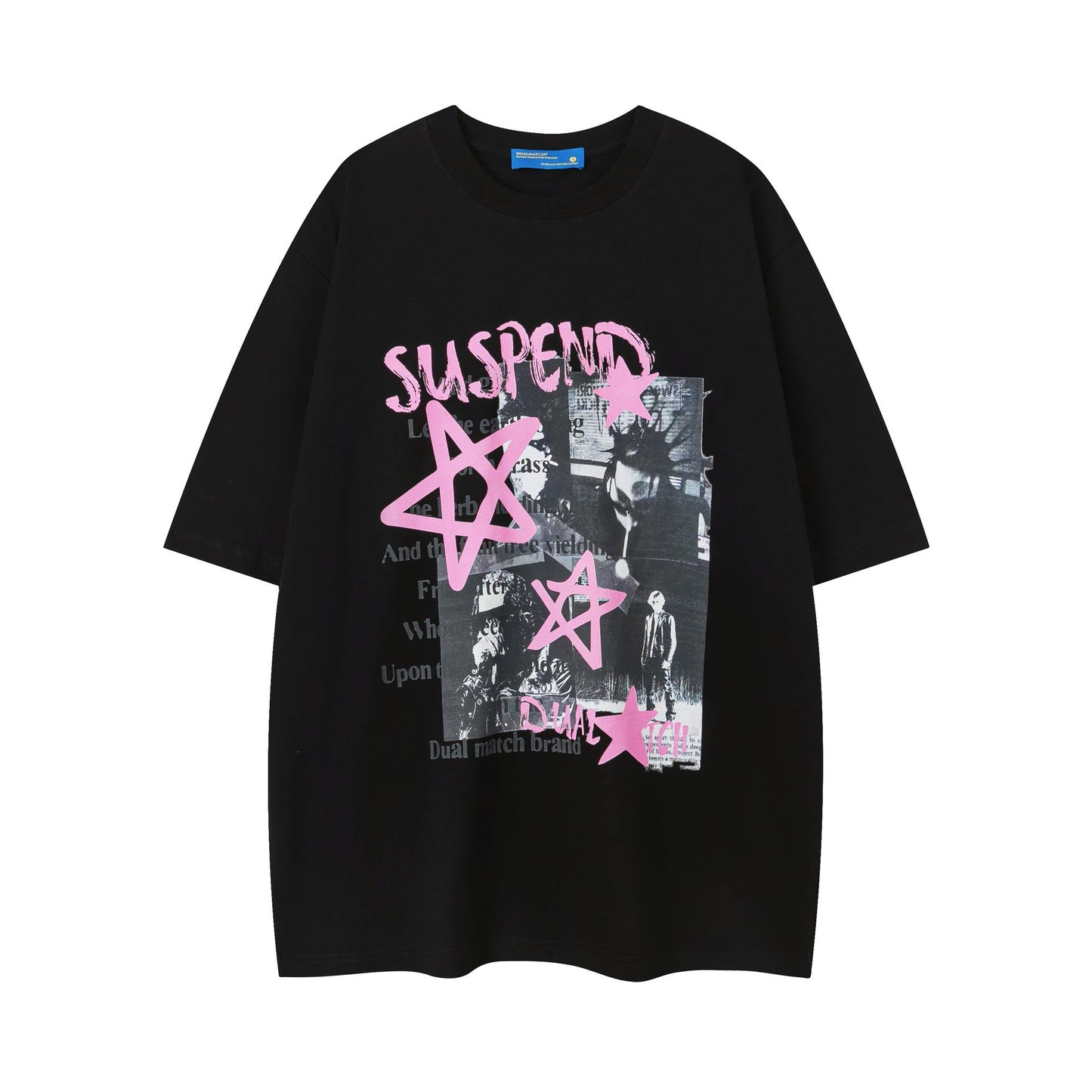 “Suspend Stars” 250G Oversize Men Tee