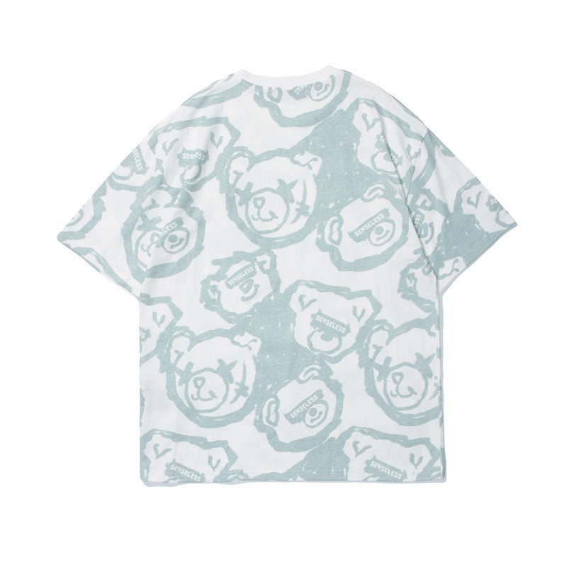 "Senseless Bear's Party" 250GSM Oversize Men's Tee