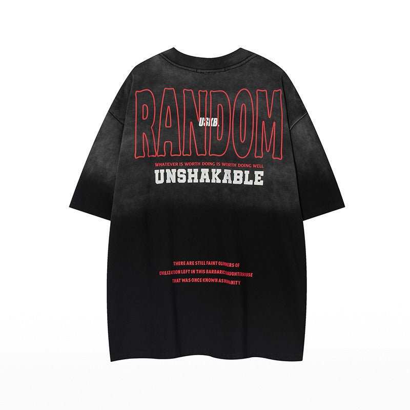 "Random" Vintage Washed 250G Oversized Tee