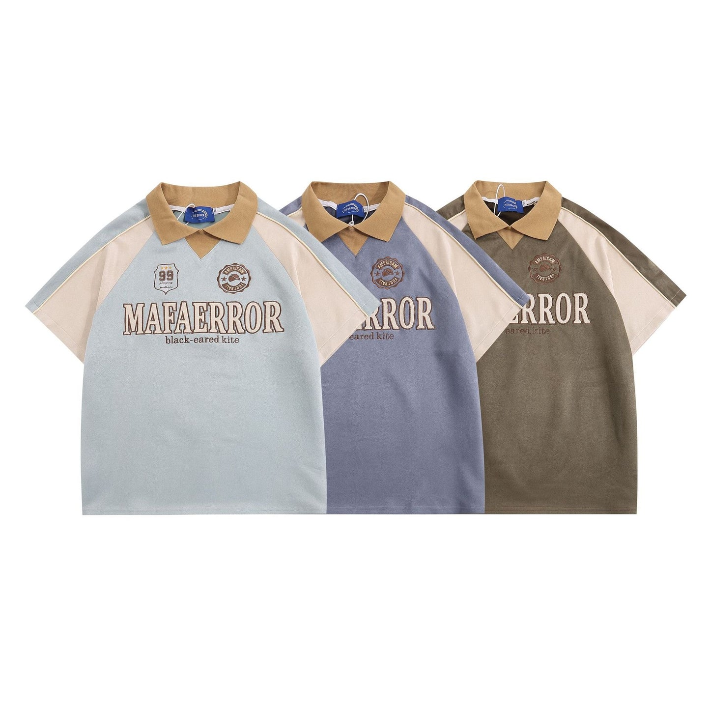 "MFE" Vintage Retro Polo-Jersey
