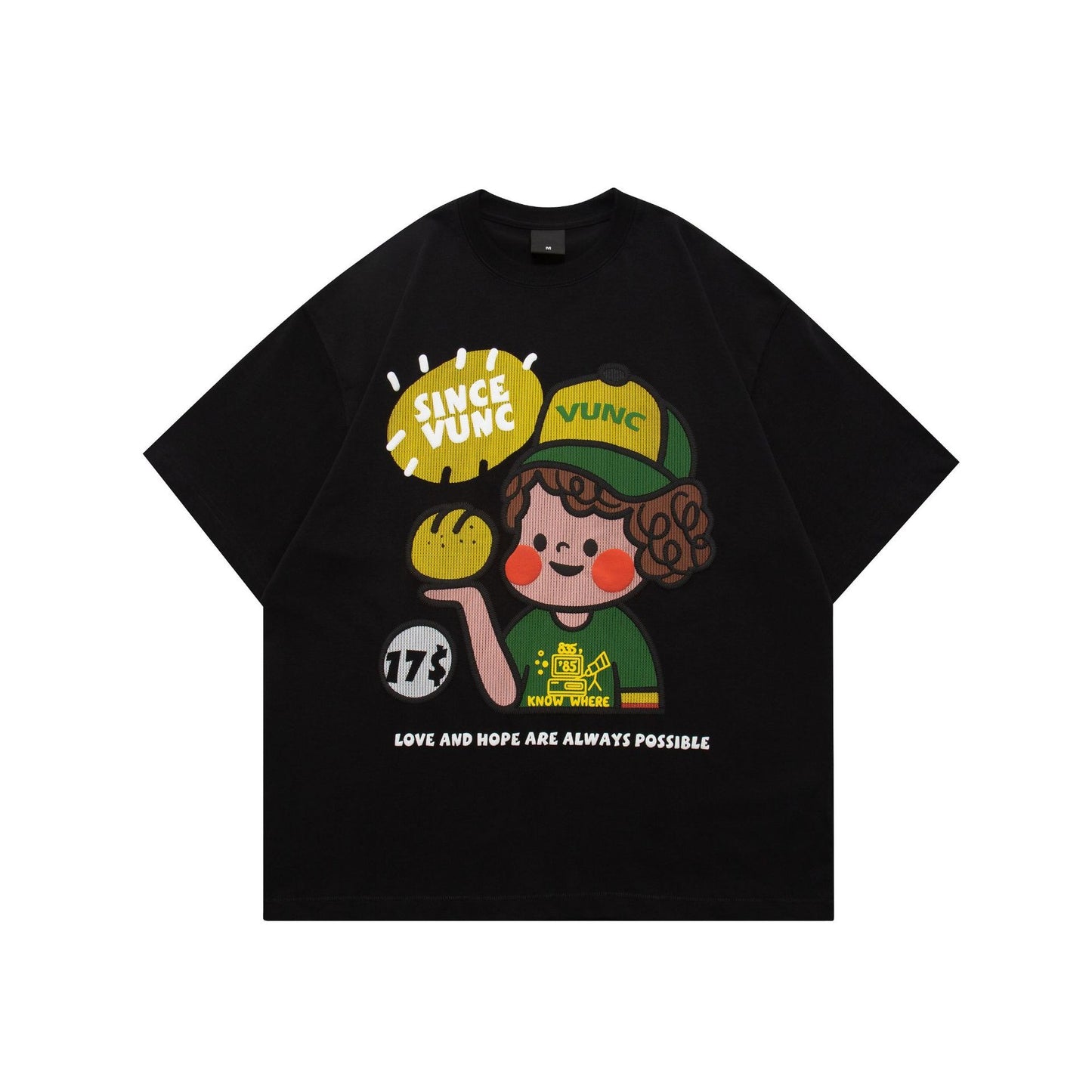 “Little Green Apple” 270G Oversized Tee