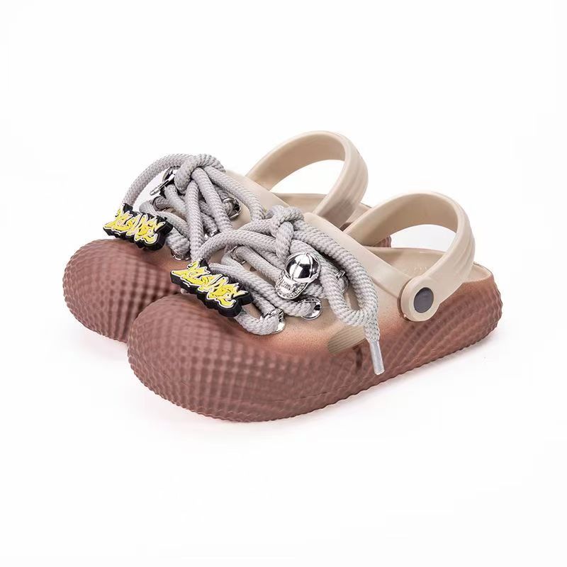 Skull Lace Street Clogs