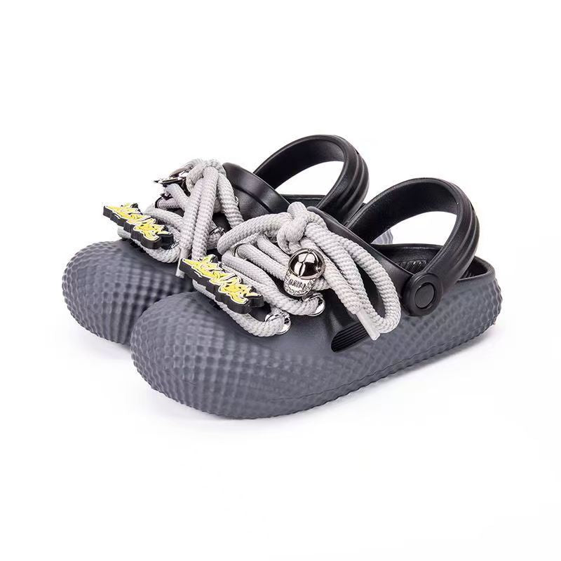 Skull Lace Street Clogs