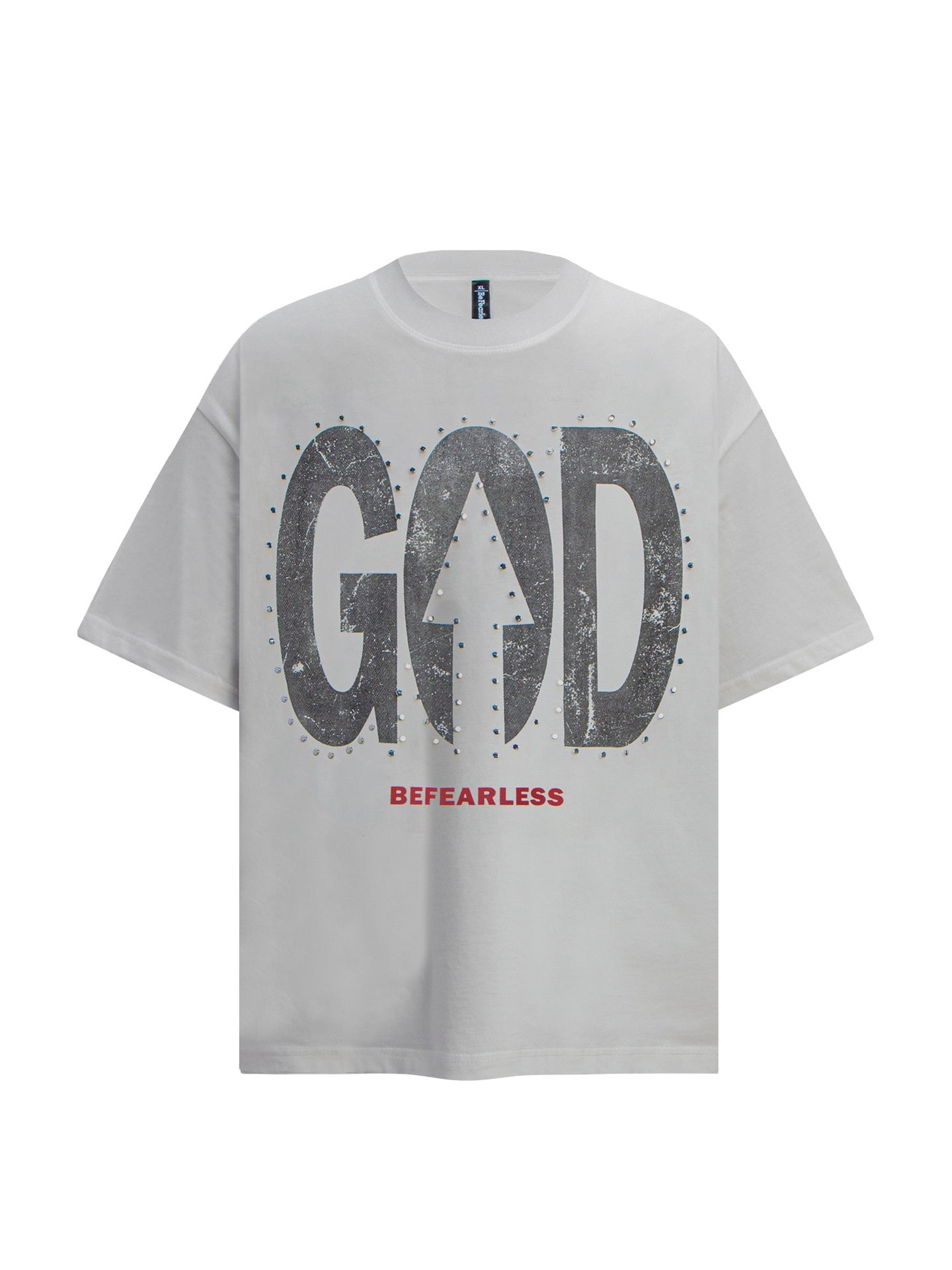 "Fearless God" 270G Men's Oversized Tee
