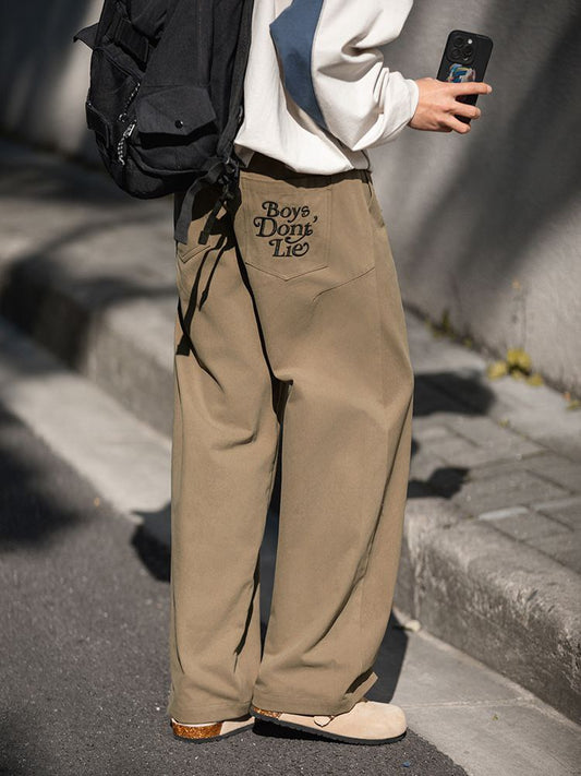 "Boys Don’t Lie" Cotton Jogger