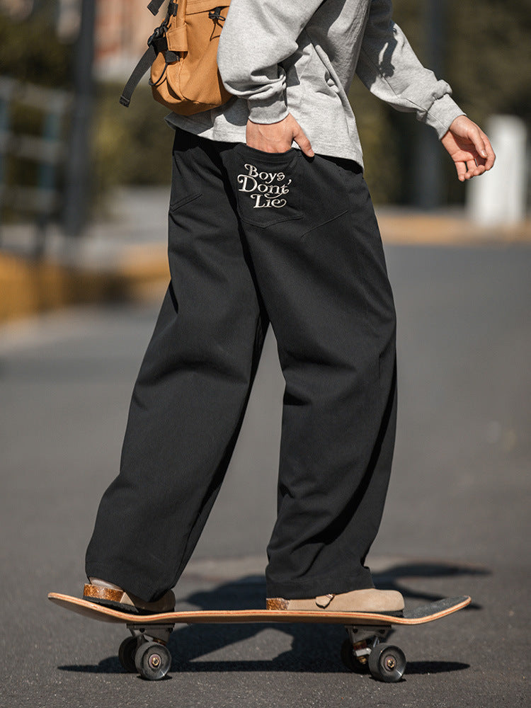 "Boys Don’t Lie" Cotton Jogger