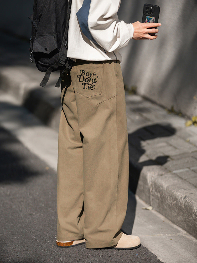 "Boys Don’t Lie" Cotton Jogger
