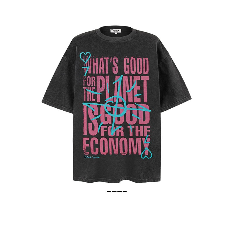 "Green Impact" 250G Men's Oversized Tee