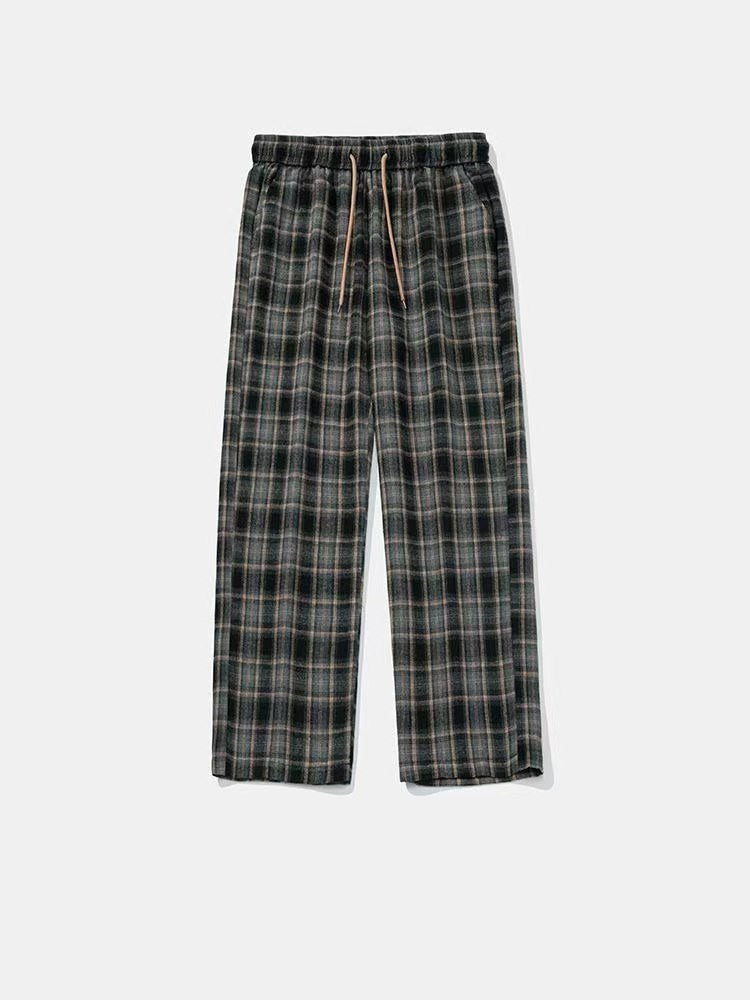 "Boys Don't Lie" Plaid Statement Jogger