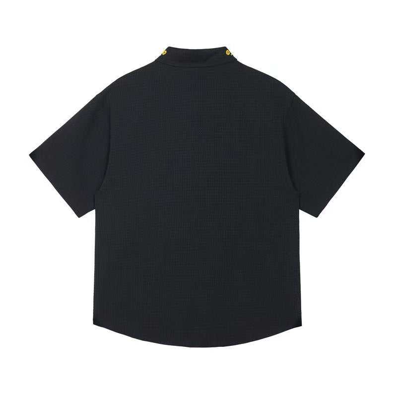 Flora Crest 240G Men's Embroidered Shirt