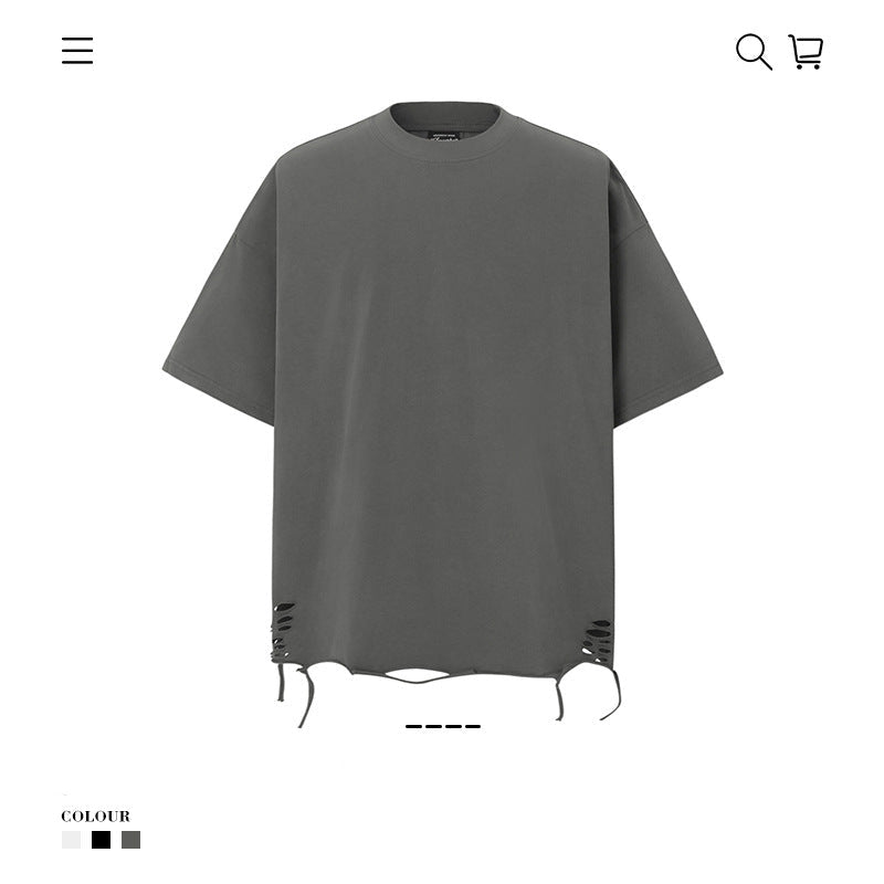 Edgy Layers 250G Oversized Men's Tee