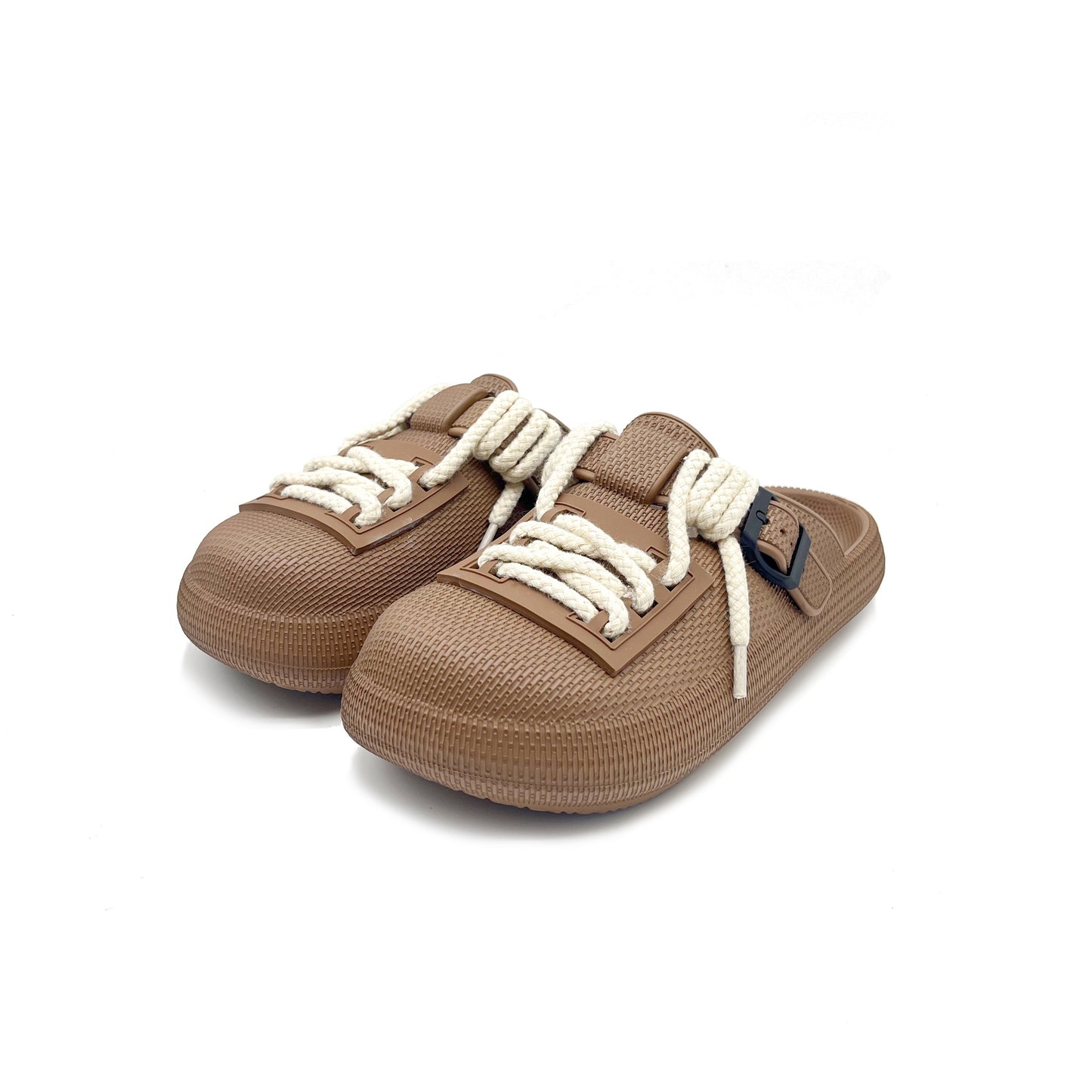 Lace-Up Leisure EVA Foam Mules