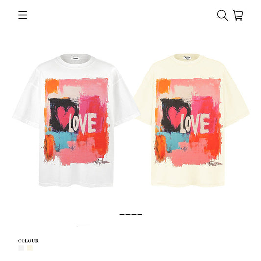 Love Graffiti 250G Oversized Tee
