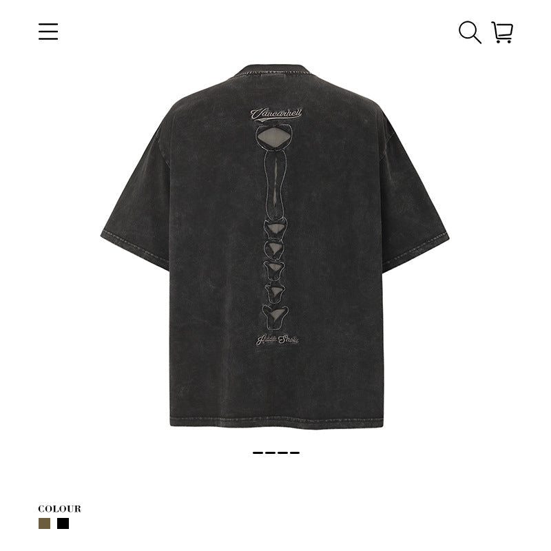 X-Ray Grunge 250G Oversized Men's Tee