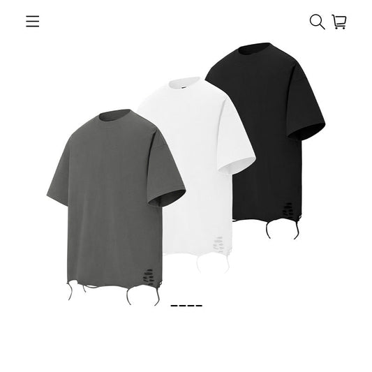 Edgy Layers 250G Oversized Men's Tee