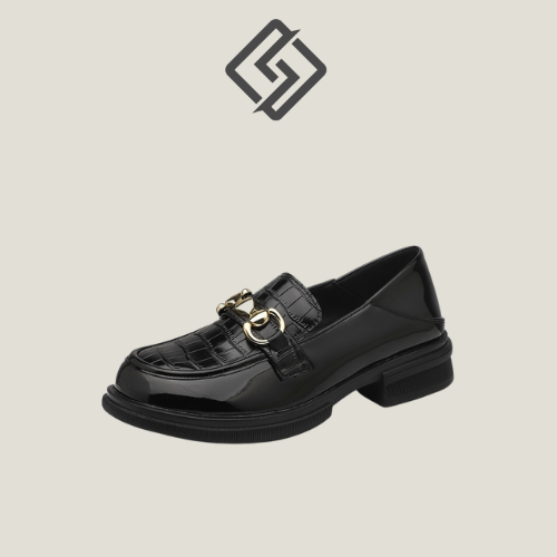 English Style Women Slip-on Loafers