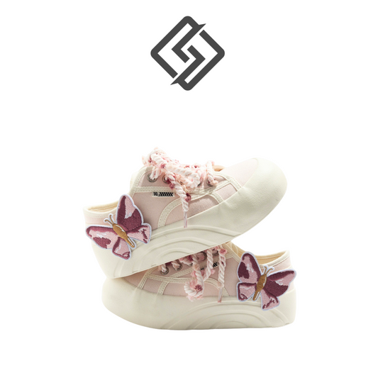 Pink Butterfly Sneaker