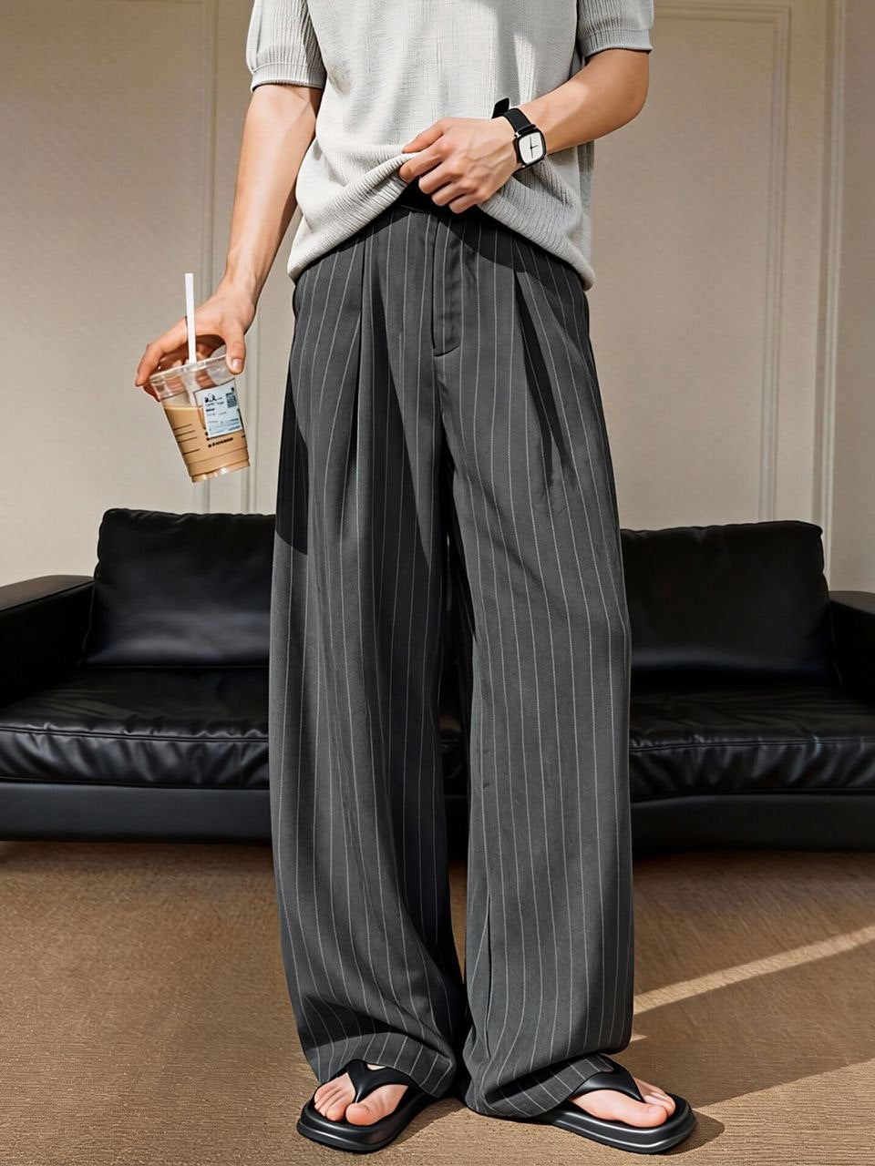 The Relaxed Gentleman Loose Fit Trousers