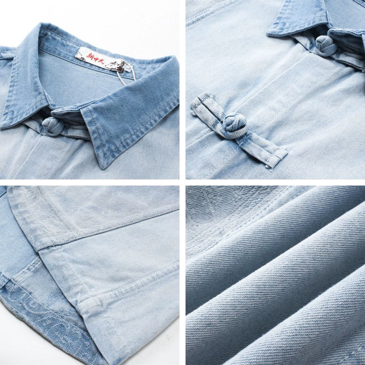 "Silk Road" 280G Oversized Tang Denim