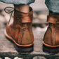 Men Vintage Lace-Up Leather Boots