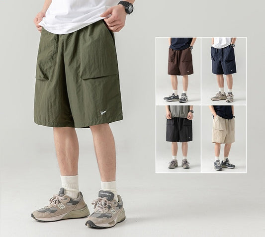 Relaxed Fit Utility Shorts