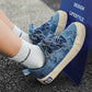 Horizon Smiles Denim Sneakers Low