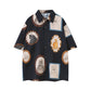 "Meow Palace" Oversize Sleeve Shirt
