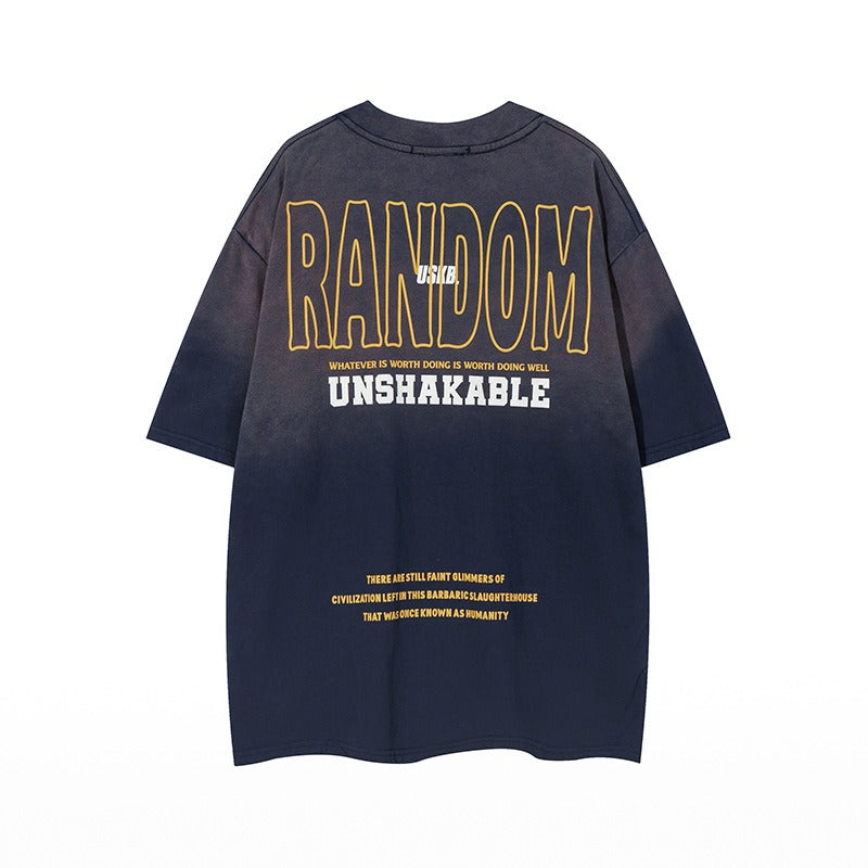 "Random" Vintage Washed 250G Oversized Tee