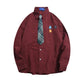 “Little Sun Flower Tie” Men's Long Sleeve Shirt