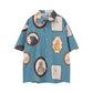 "Meow Palace" Oversize Sleeve Shirt