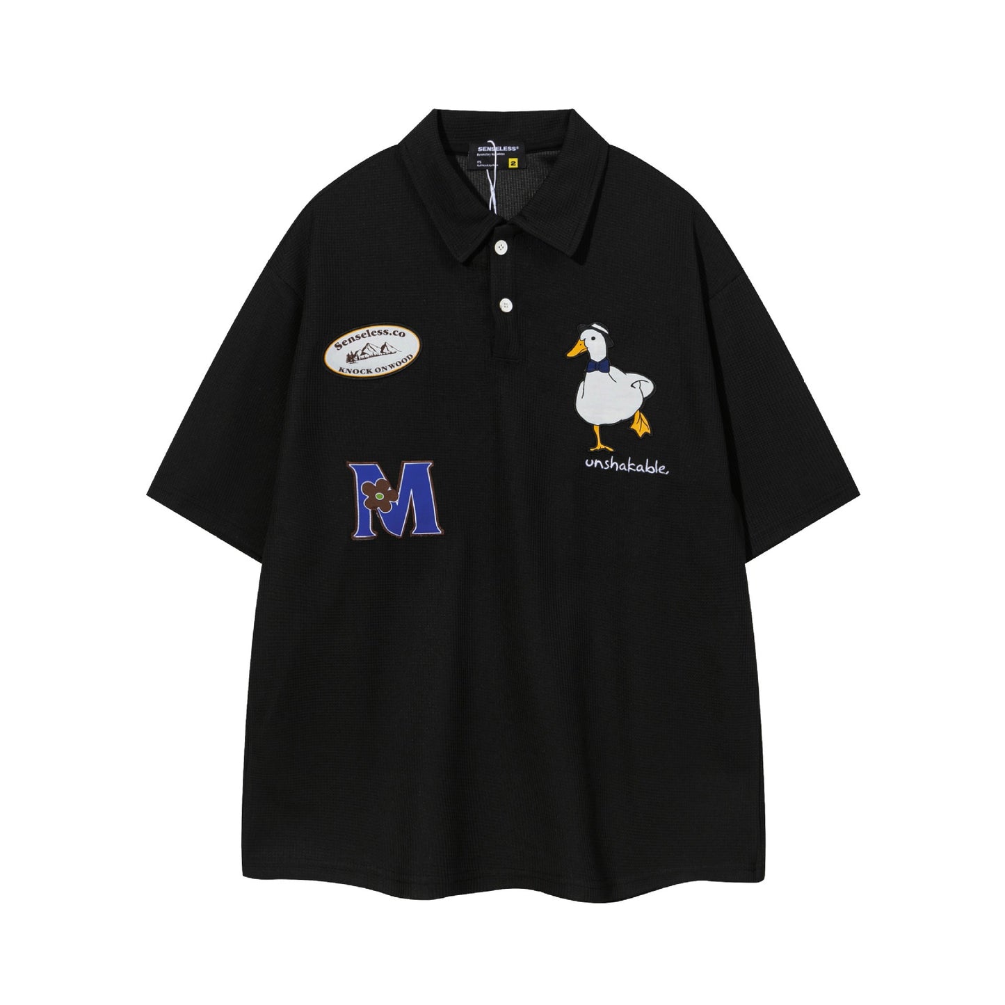 "Unshakable Duck" 250G Oversized Polo