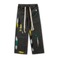 Splash-Ink Denim Jeans Jogger