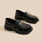 English Style Women Slip-on Loafers