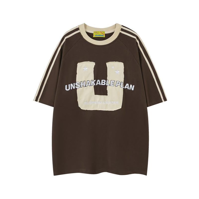 "Unshakable Plan" 250G Oversize Men's Tee