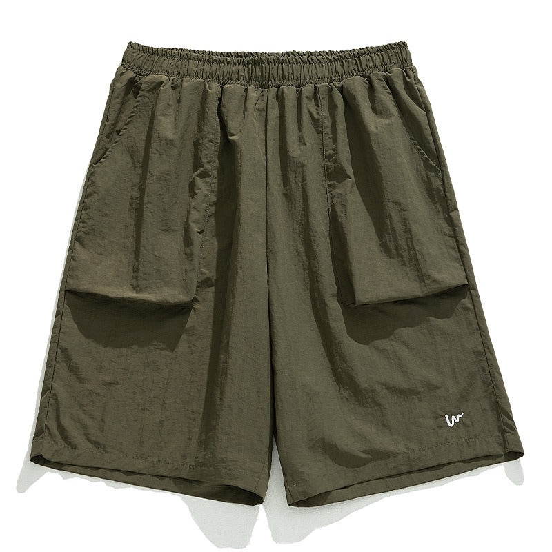 Relaxed Fit Utility Shorts