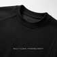 SNK Clean Fit Black 260G Tee