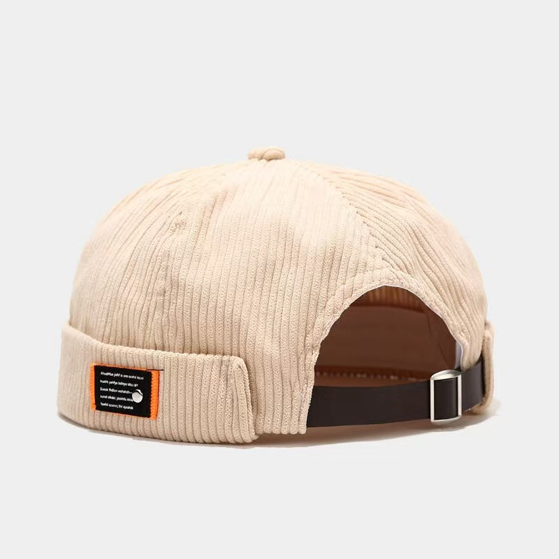 Label Loop Corduroy Cap