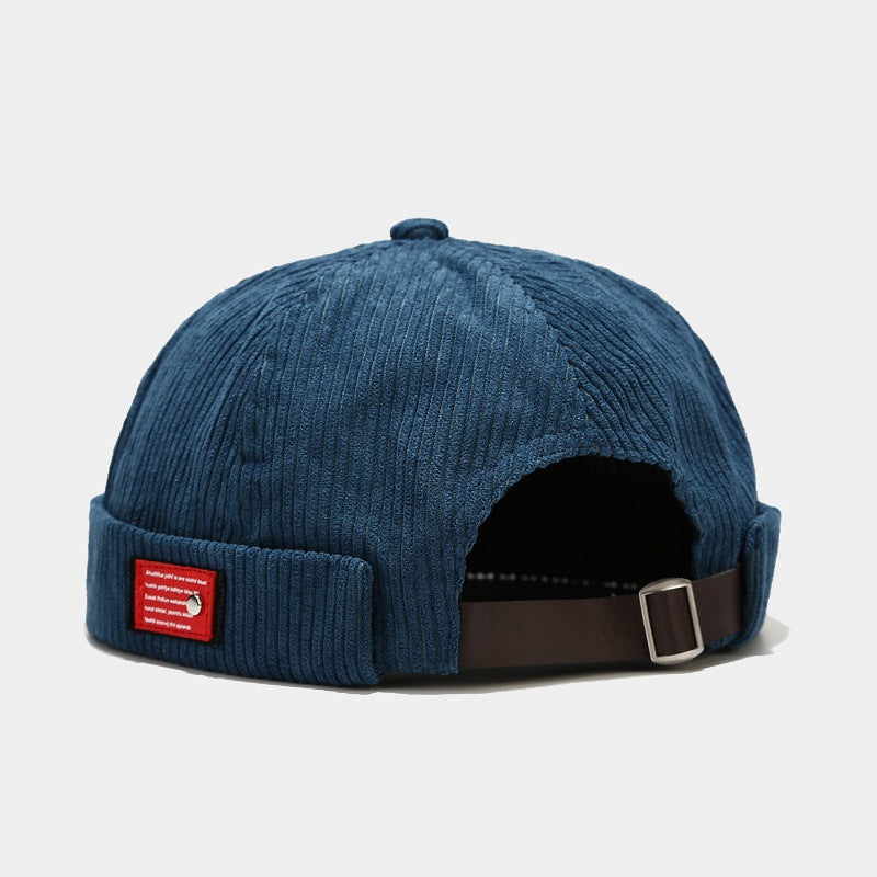 Label Loop Corduroy Cap