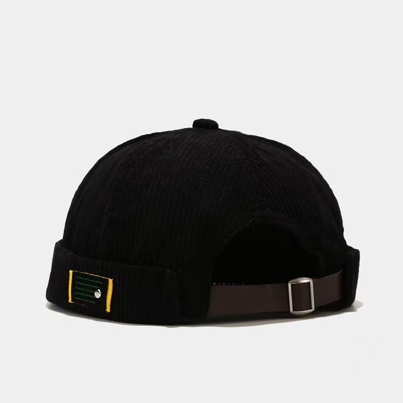Label Loop Corduroy Cap