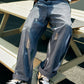 Ink-Splash Buggy Jeans