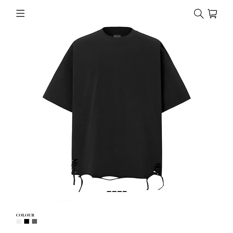 Edgy Layers 250G Oversized Men's Tee