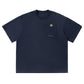 "Secret Vibe" Couple Oversized Pocket Tee