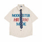 Mode 1990 Casual Business Oversized Tie Shirt