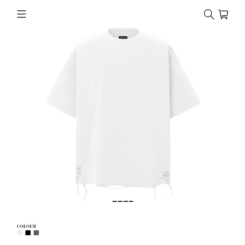 Edgy Layers 250G Oversized Men's Tee