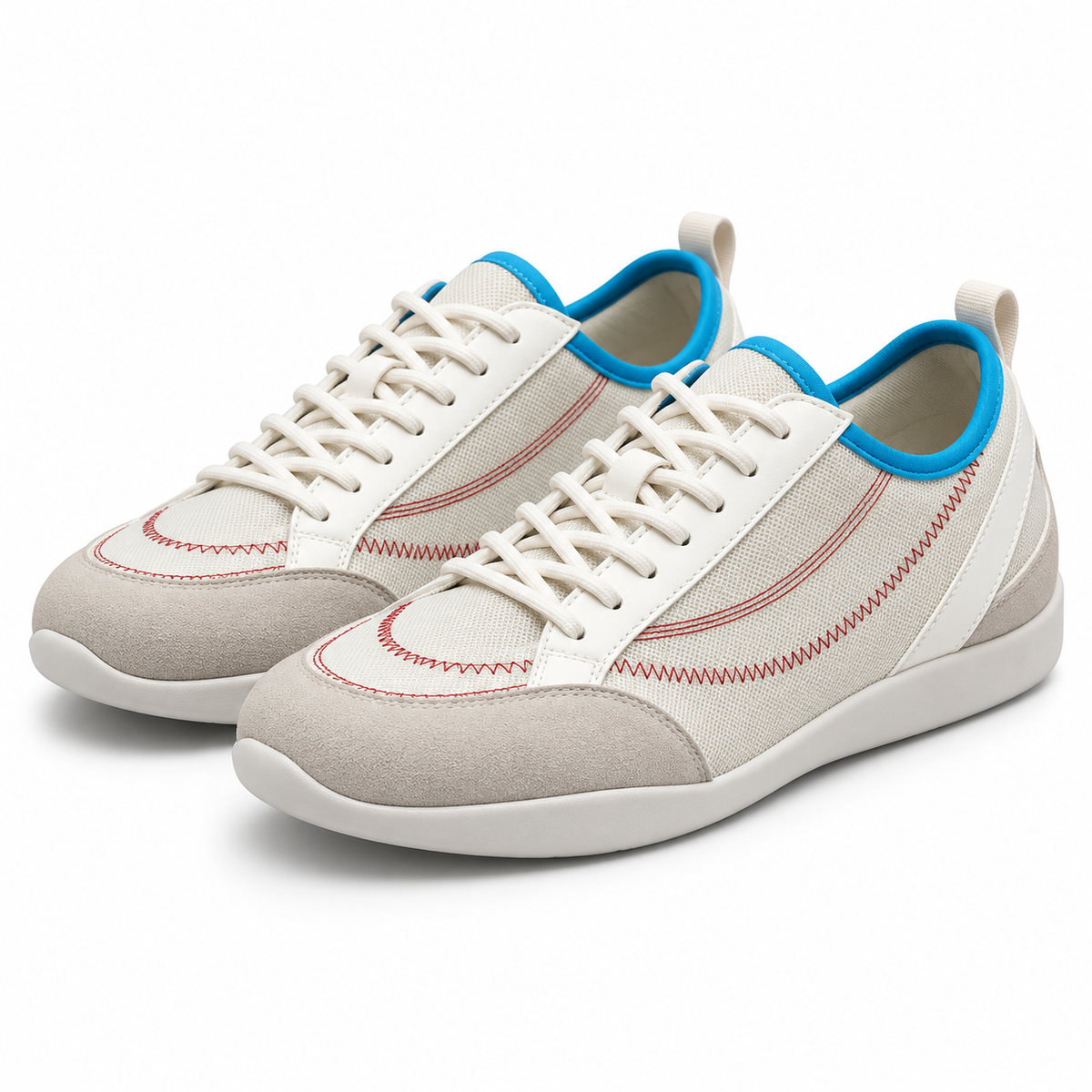 SNK AeroStitch Trainer cream three-quarter view